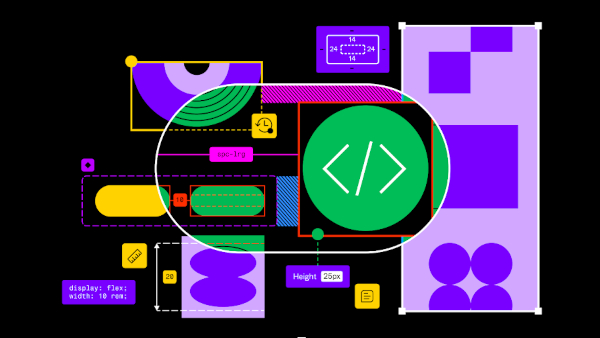 Figma dev mode illustration