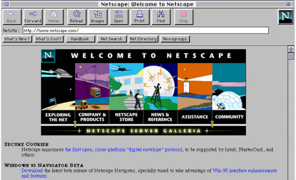 Netscape screenshot